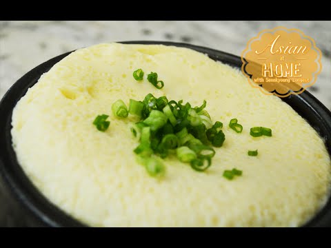 Silky & Delightful Korean Steamed Egg, Gyeran Jjim Recipe