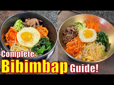 How to Make Healthy Korean Dolsot bibimbap & Bibimbap | 돌솥비빔밥